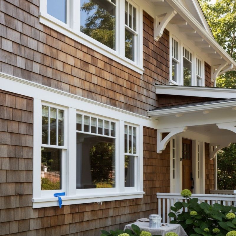 Exterior Trim Painting detail