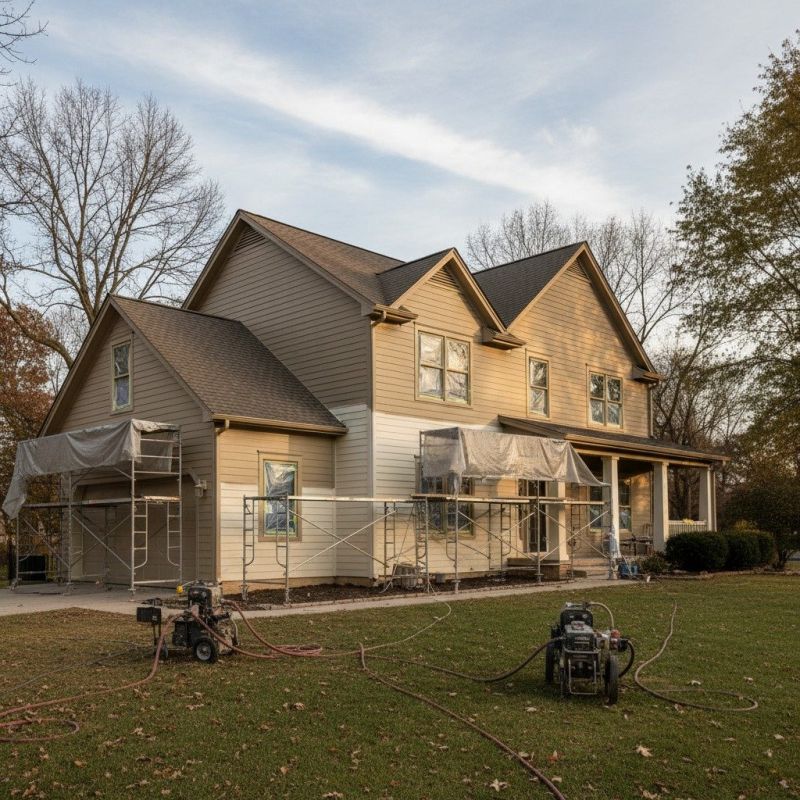 House Exterior Painting detail