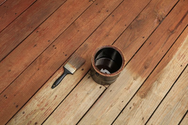 Wood Deck Staining Service detail