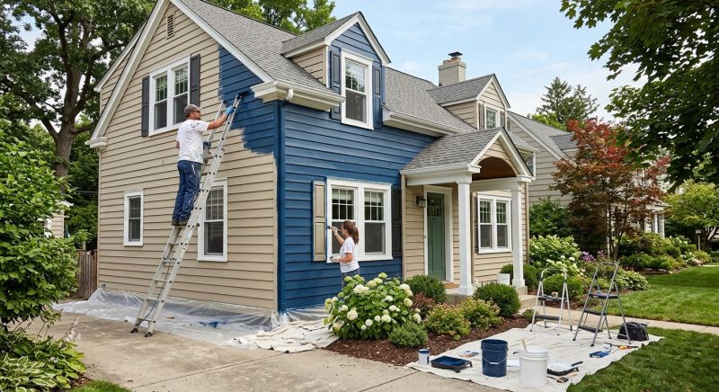 Exterior Painting project example