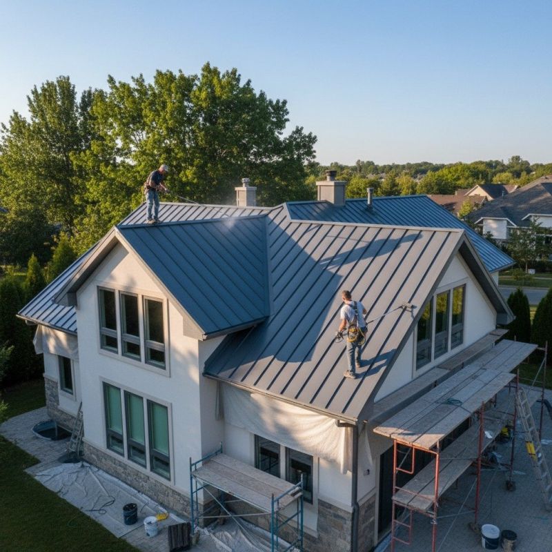 Metal Roof Painting